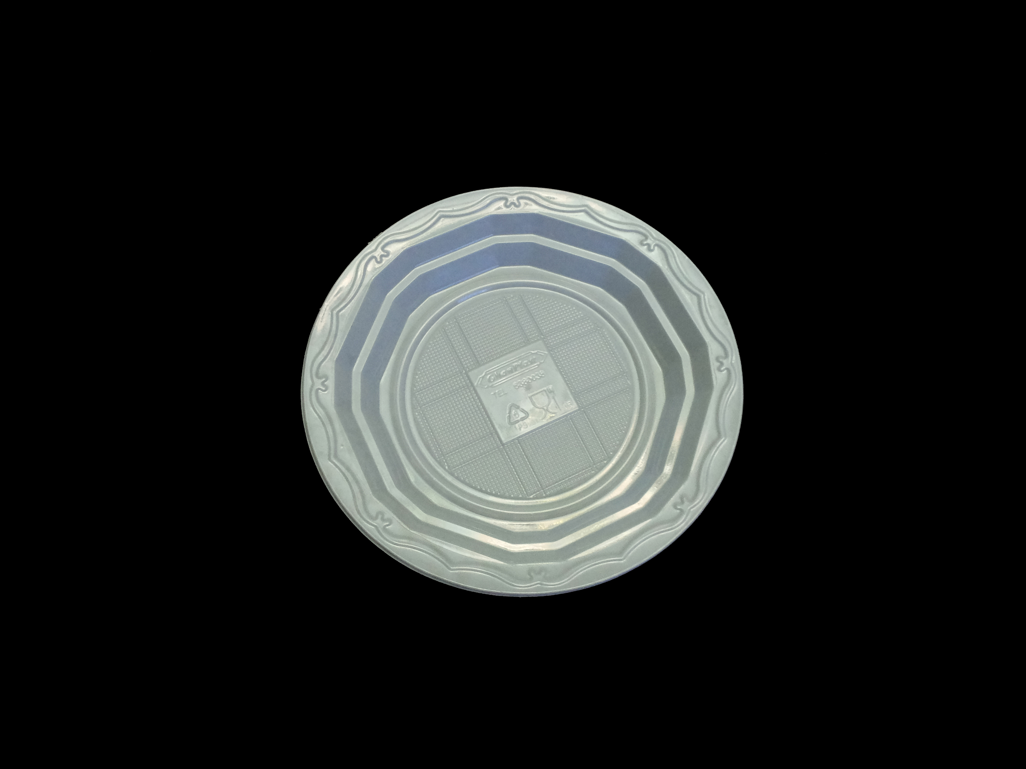 صحن مدور صغير